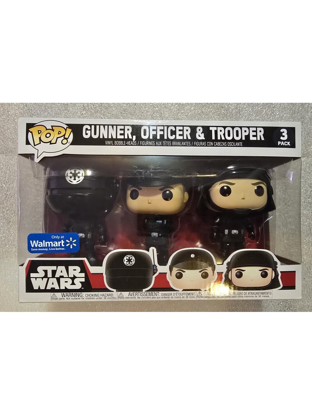 Funko Pop! Vinyl: Star Wars 3 Pack Gunner, Officer & Trooper Walmart Exclusive